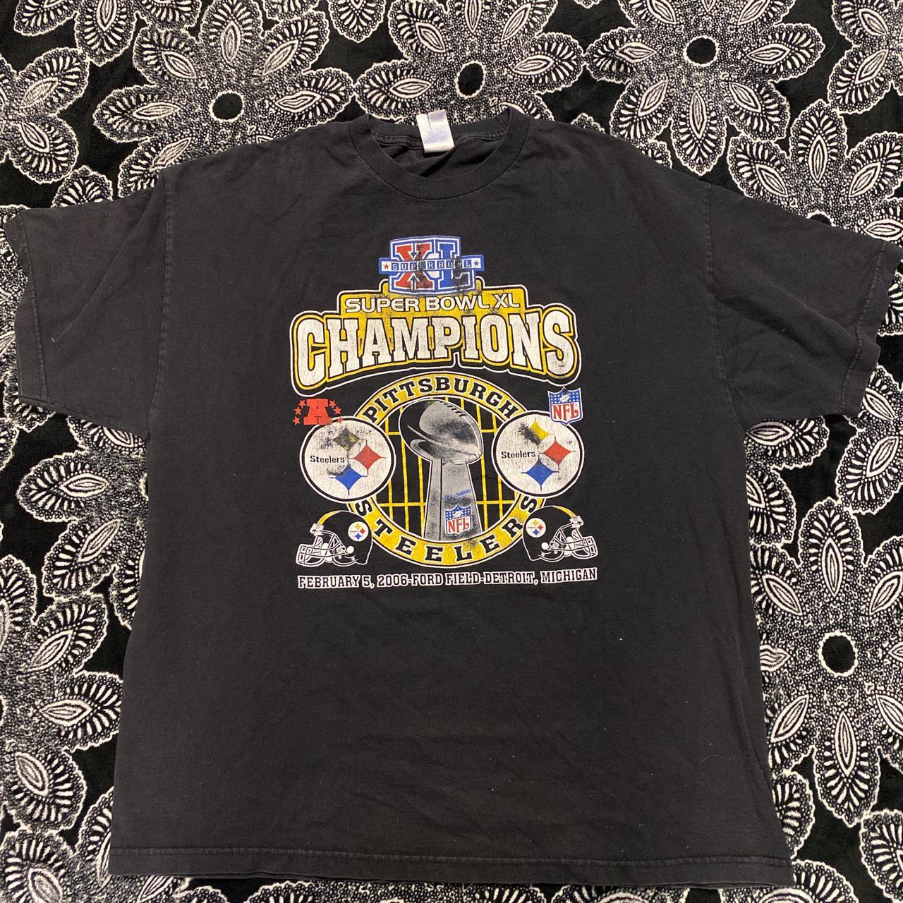 Vintage 2006 NFL Pittsburgh Steelers Super Bowl XL Champions