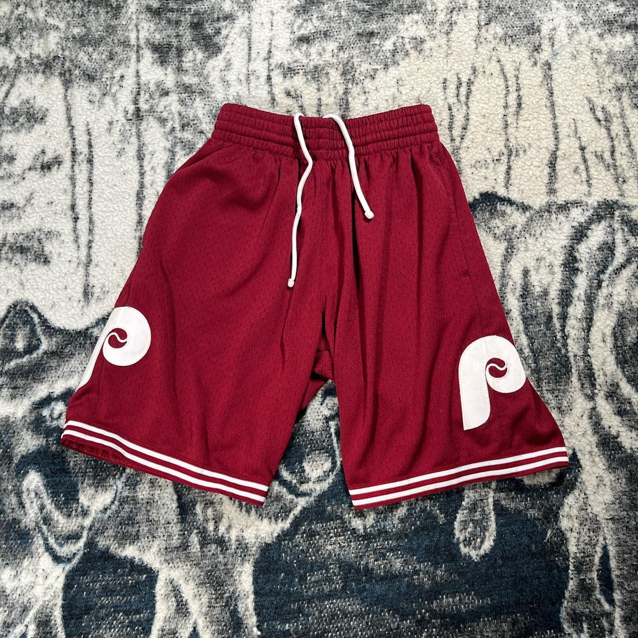 Mitchell & Ness Philadelphia Phillies Retro Shorts - Depop