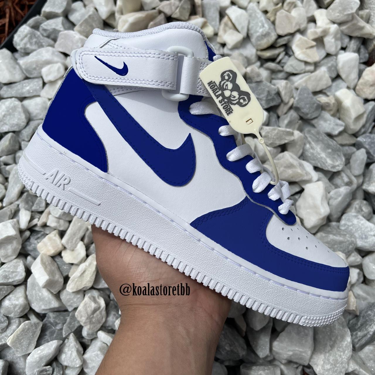 Nike air force hot sale 1 mid royal