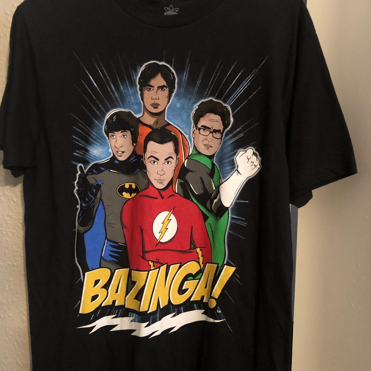 Big Bang theory bazinga shirt TheBigBagTheory TVshow Depop