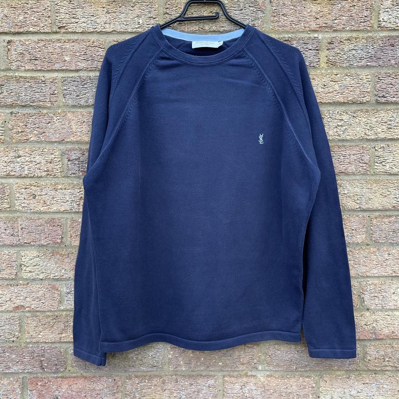 ysl blue jumper