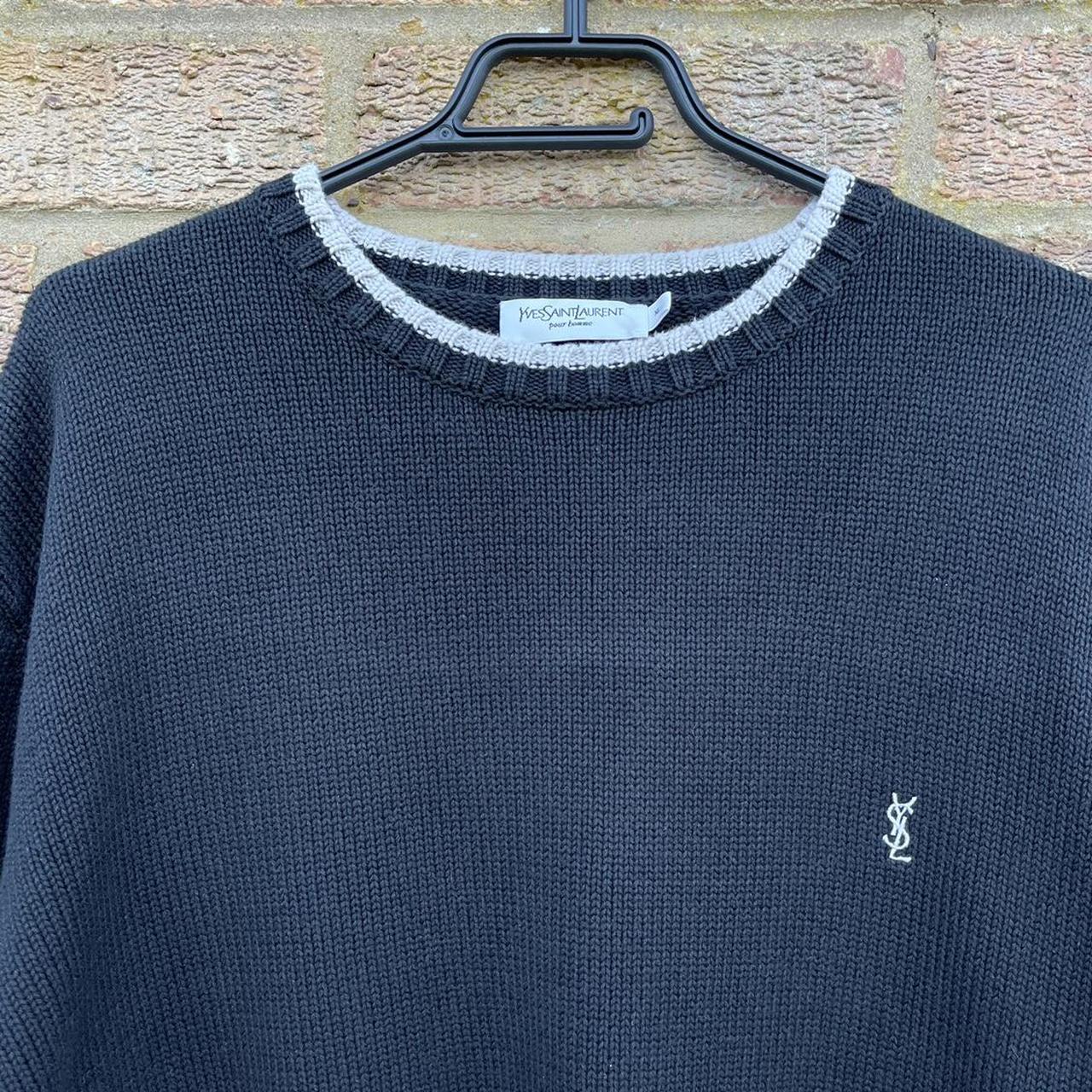 vintage ysl knit jumper