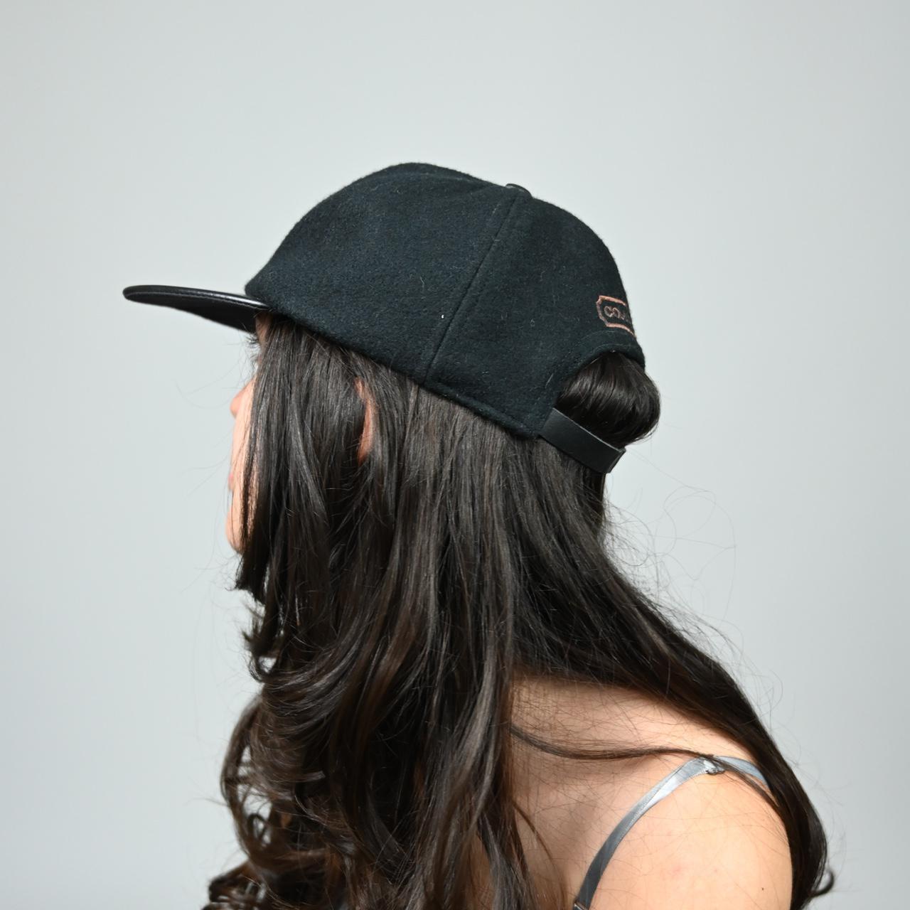 coach leather baseball cap