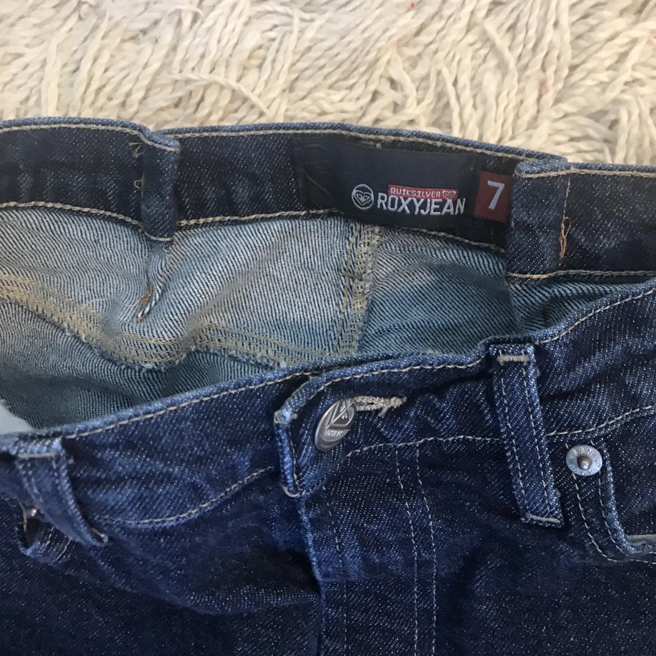 Navy blue Roxy bootcut jeans. Very good condition... - Depop