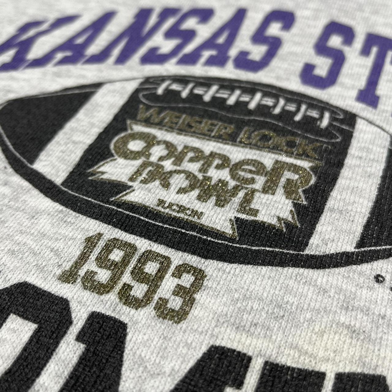 Vintage 1993 Copper Bowl sweatshirt Sz XL Message... Depop