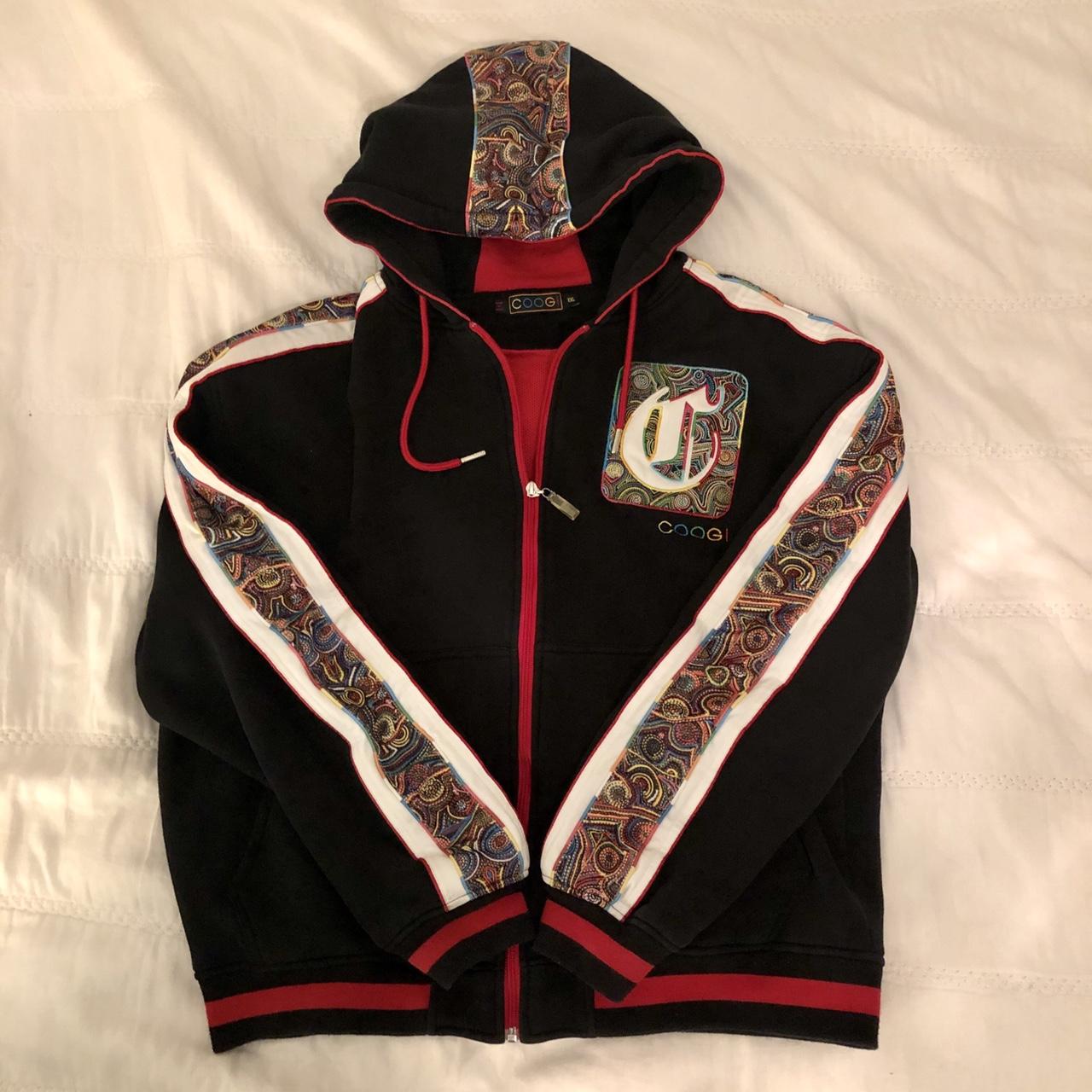 COOGIE black zip up. Size XXL. #coogi | Depop