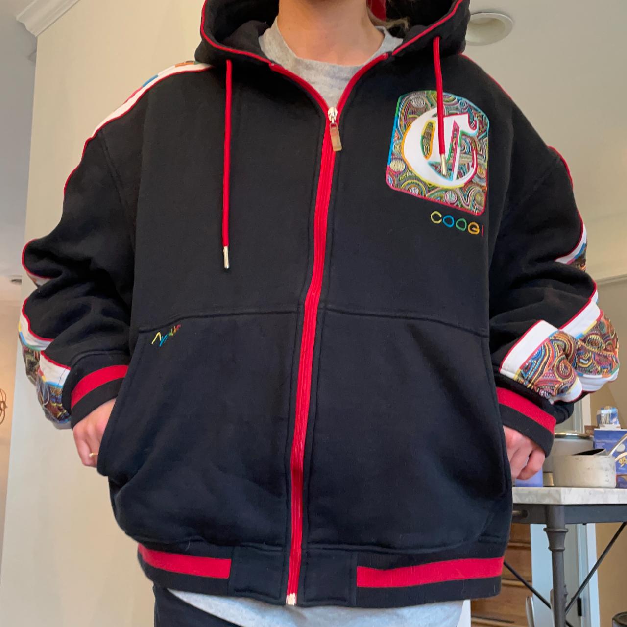 COOGIE black zip up. Size XXL. #coogi | Depop