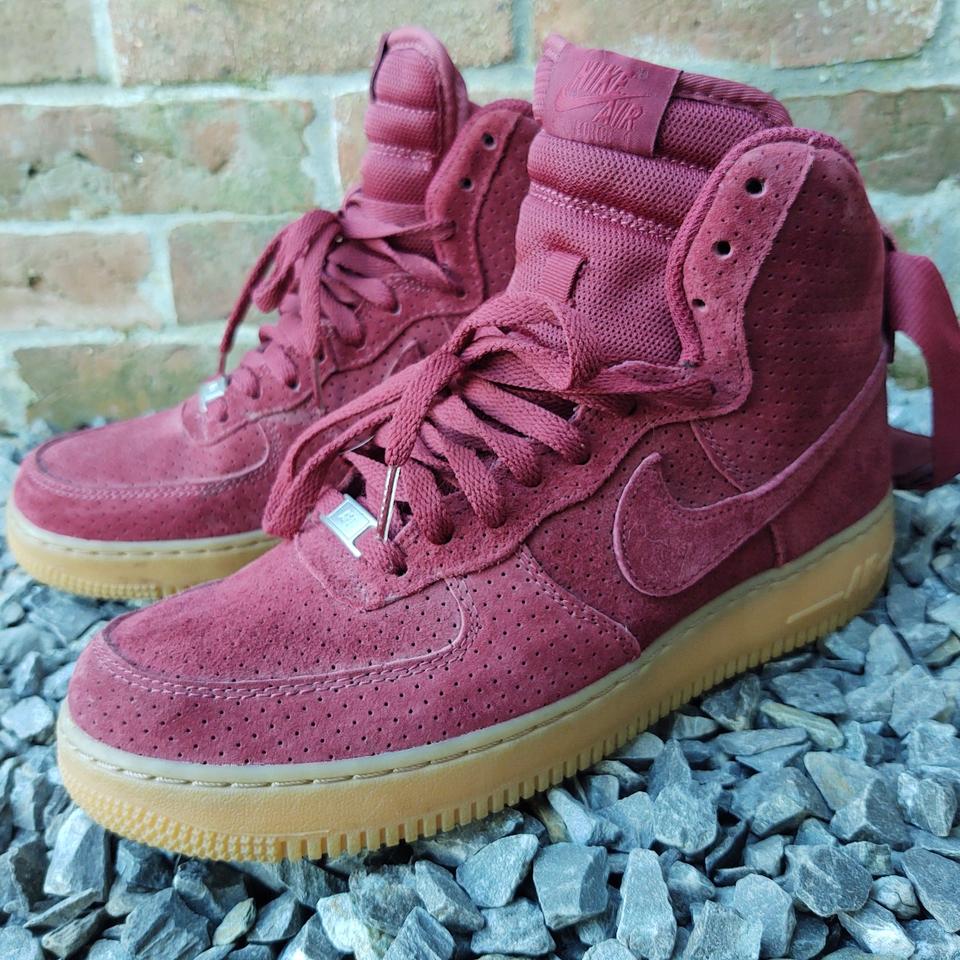 Nike Air Force 1 High LV8 3 Shoes in Wheat/Gum Light - Depop