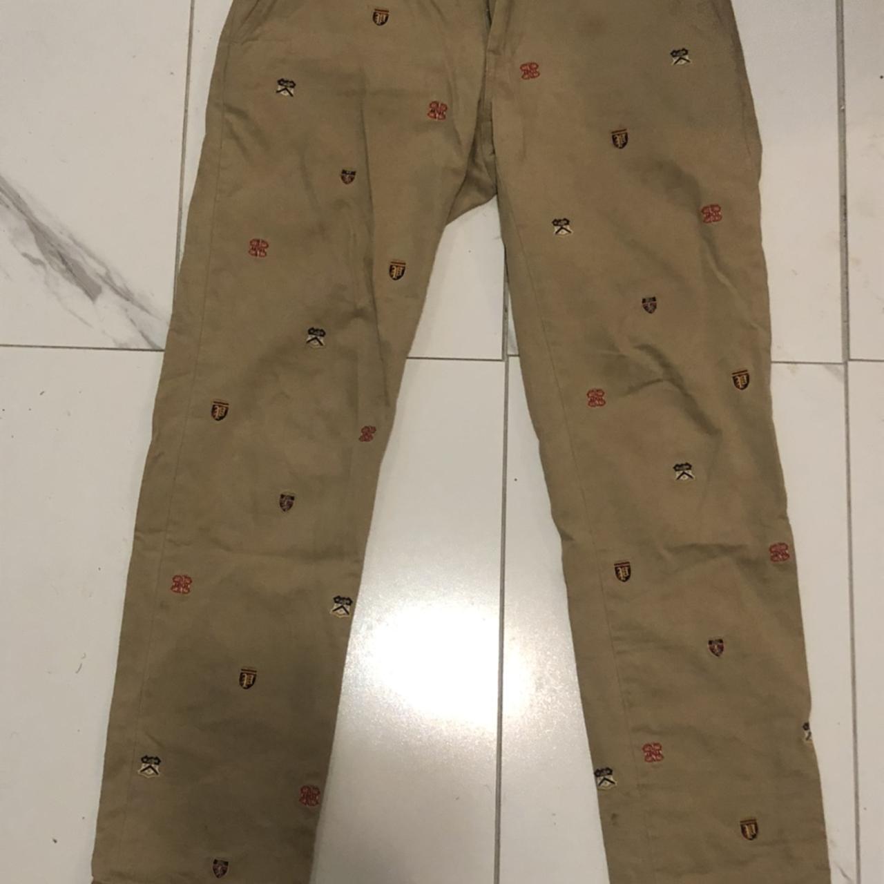 Ralph lauren trousers discount with logo all over