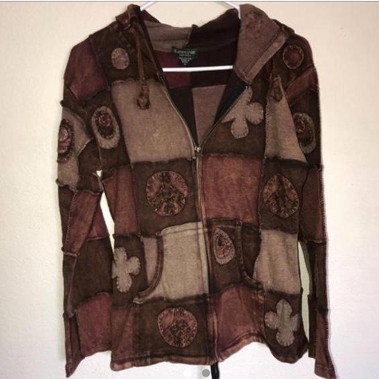 brown kathmandu jacket! zipper is slightly broken Depop