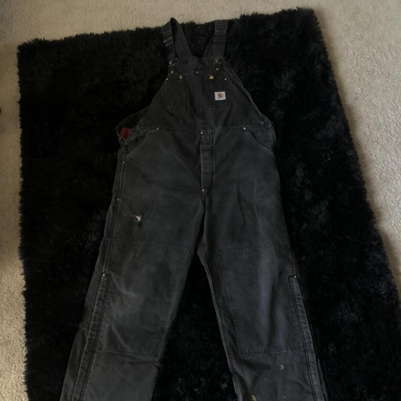 Vintage Carhartt Overalls Black Size hotsell 38x30