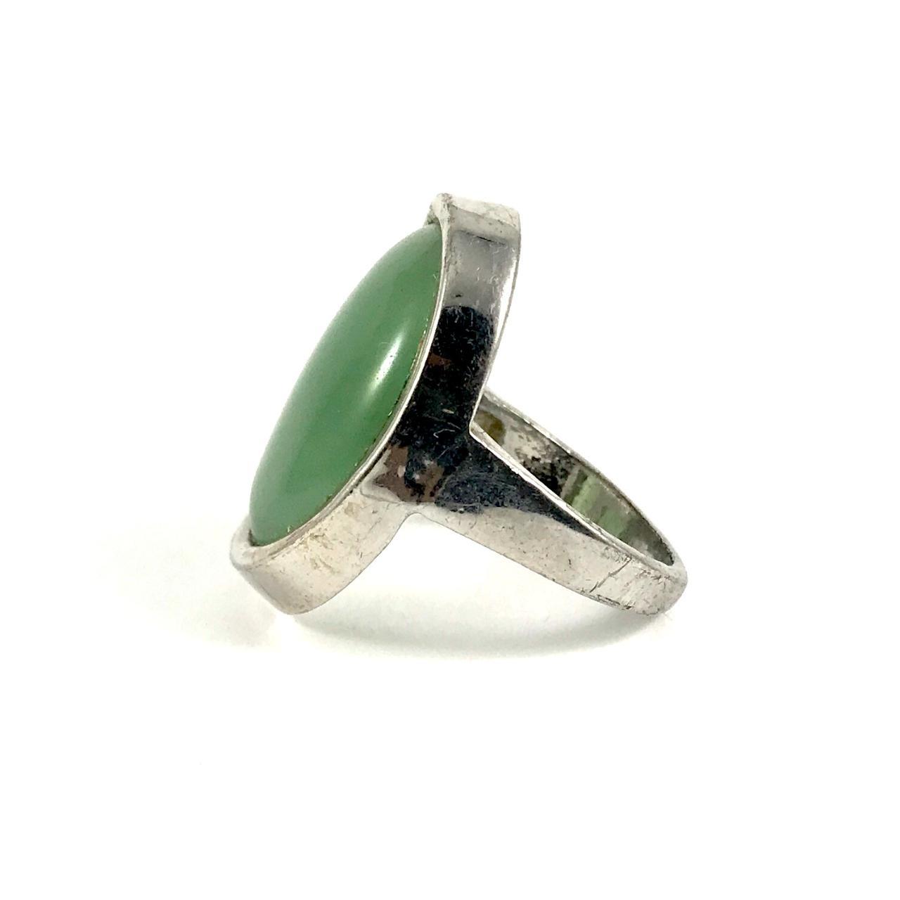 Product Image 3 - Gorgeous Green Jade Silver Tone