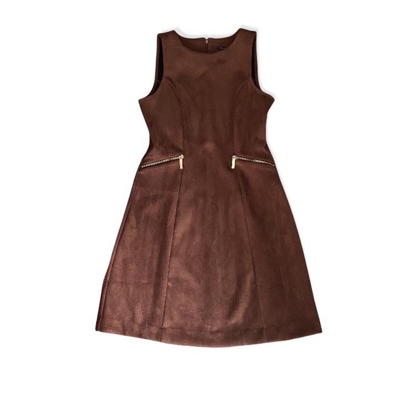 ann taylor brown dress