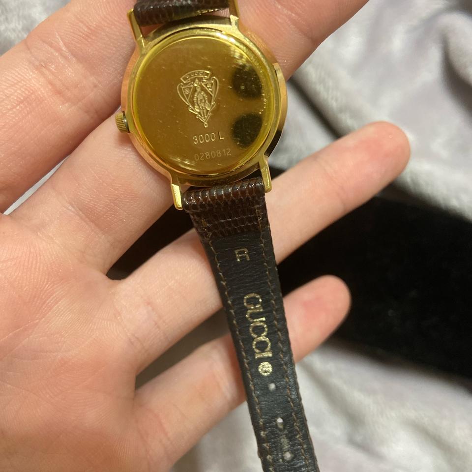 vintage GUCCI 3000 18K Gold Watch Great condition... - Depop