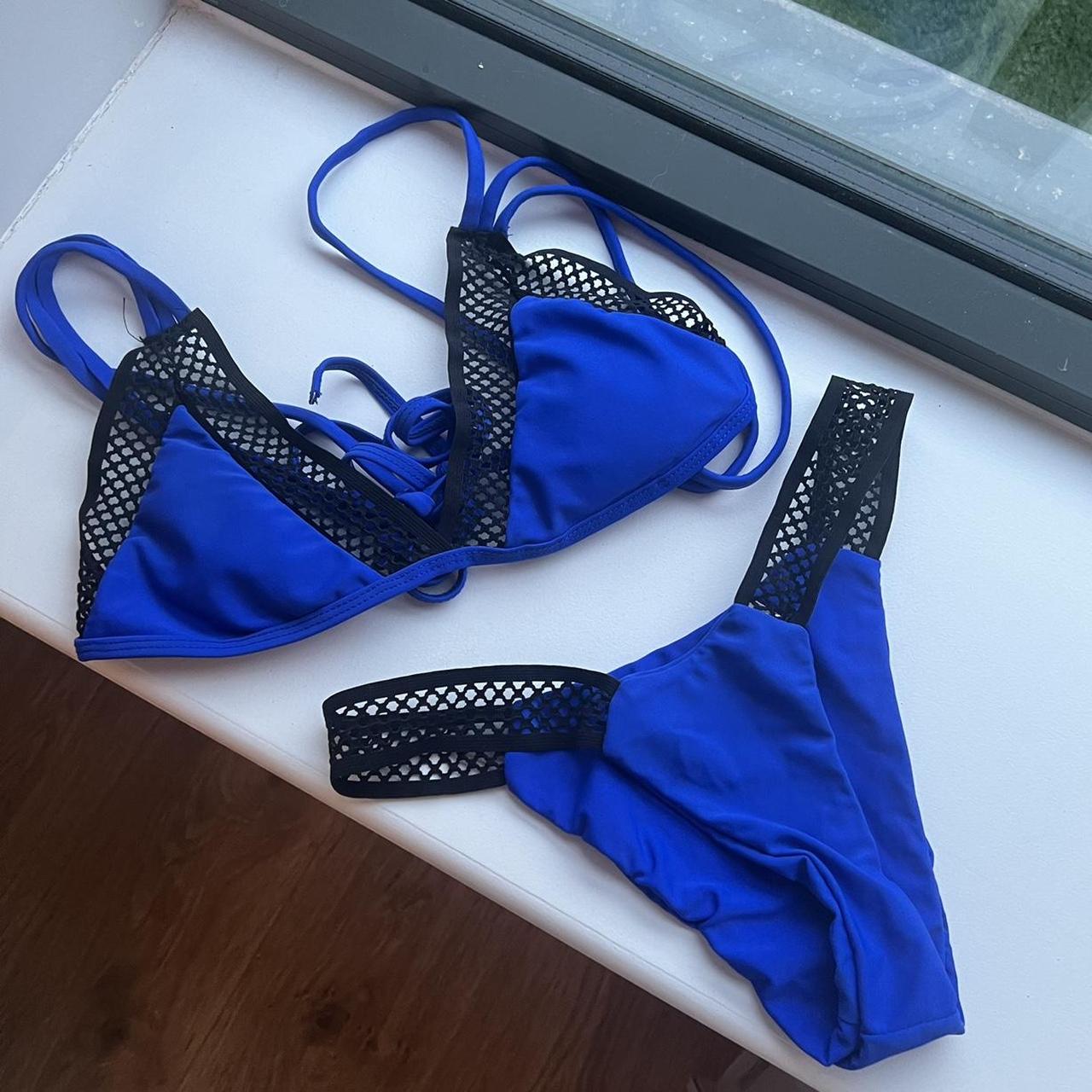 Women S Blue Bikinis And Tankini Sets Depop