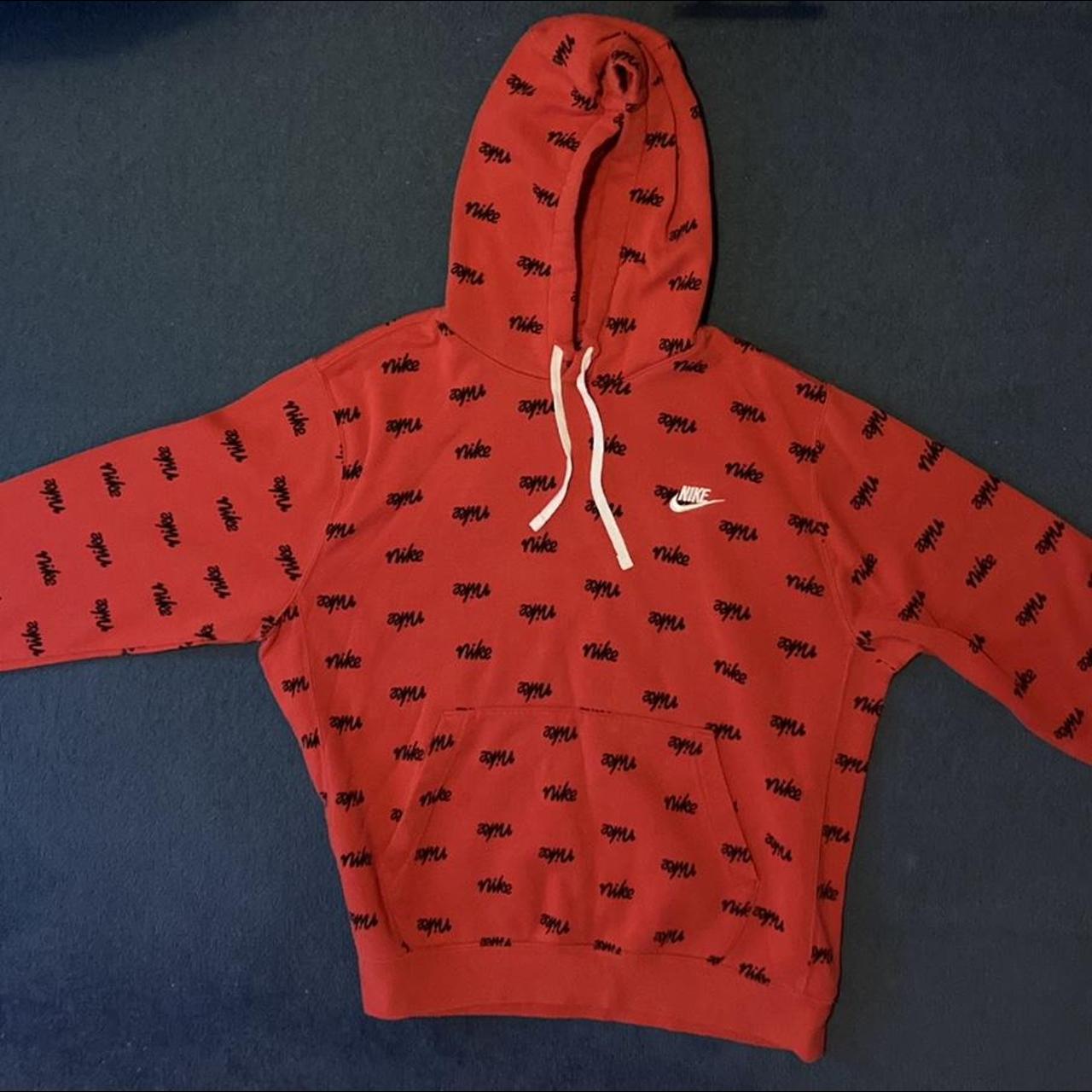 radiant red nike hoodie