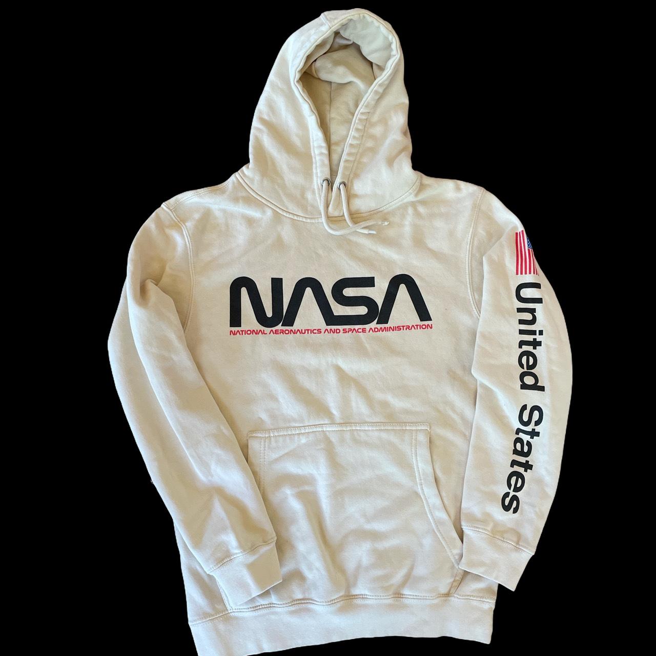 NASA like new hoodie. Arm detail. NASA hoodie