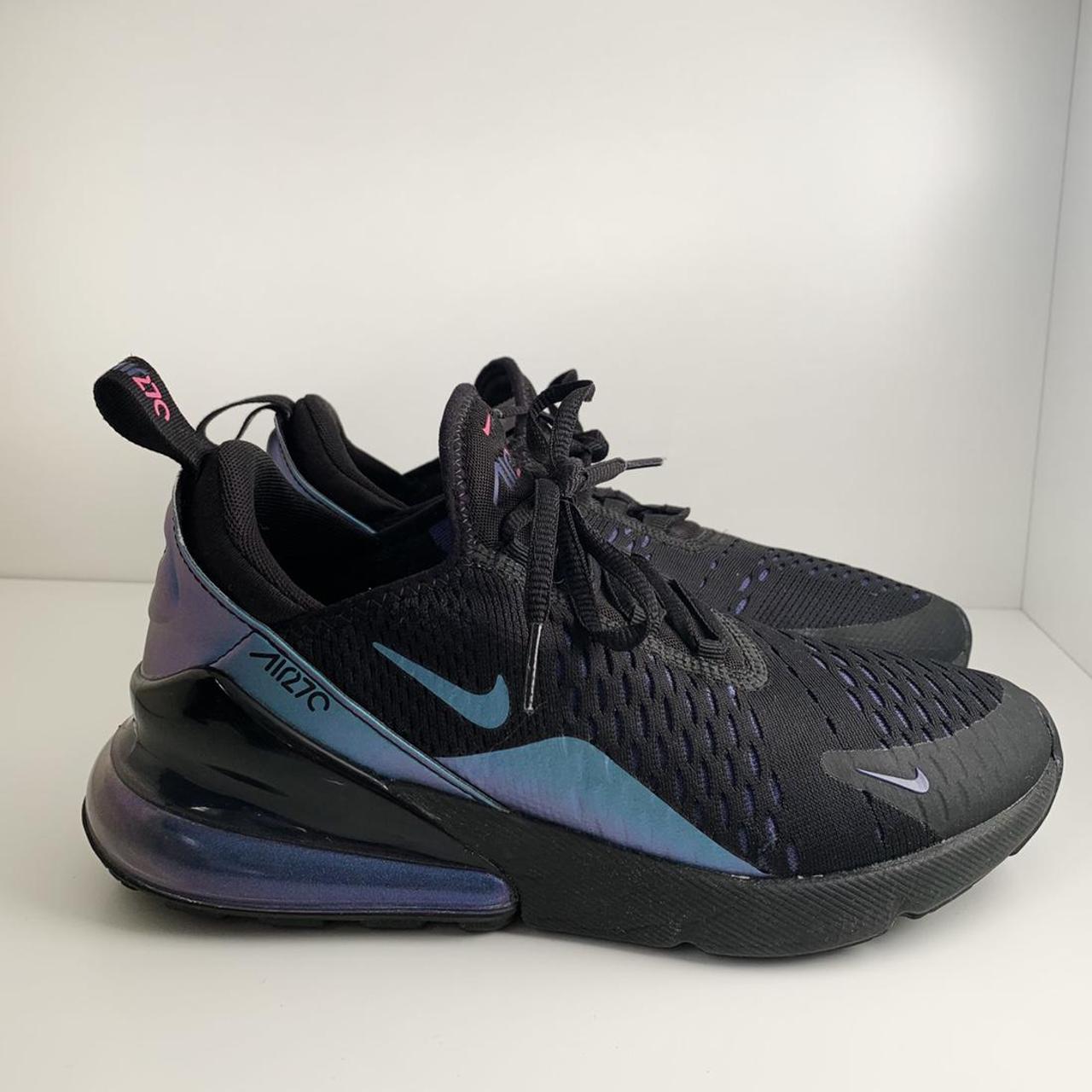 Nike women's air max 270 trainer black / laser fuchsia best sale