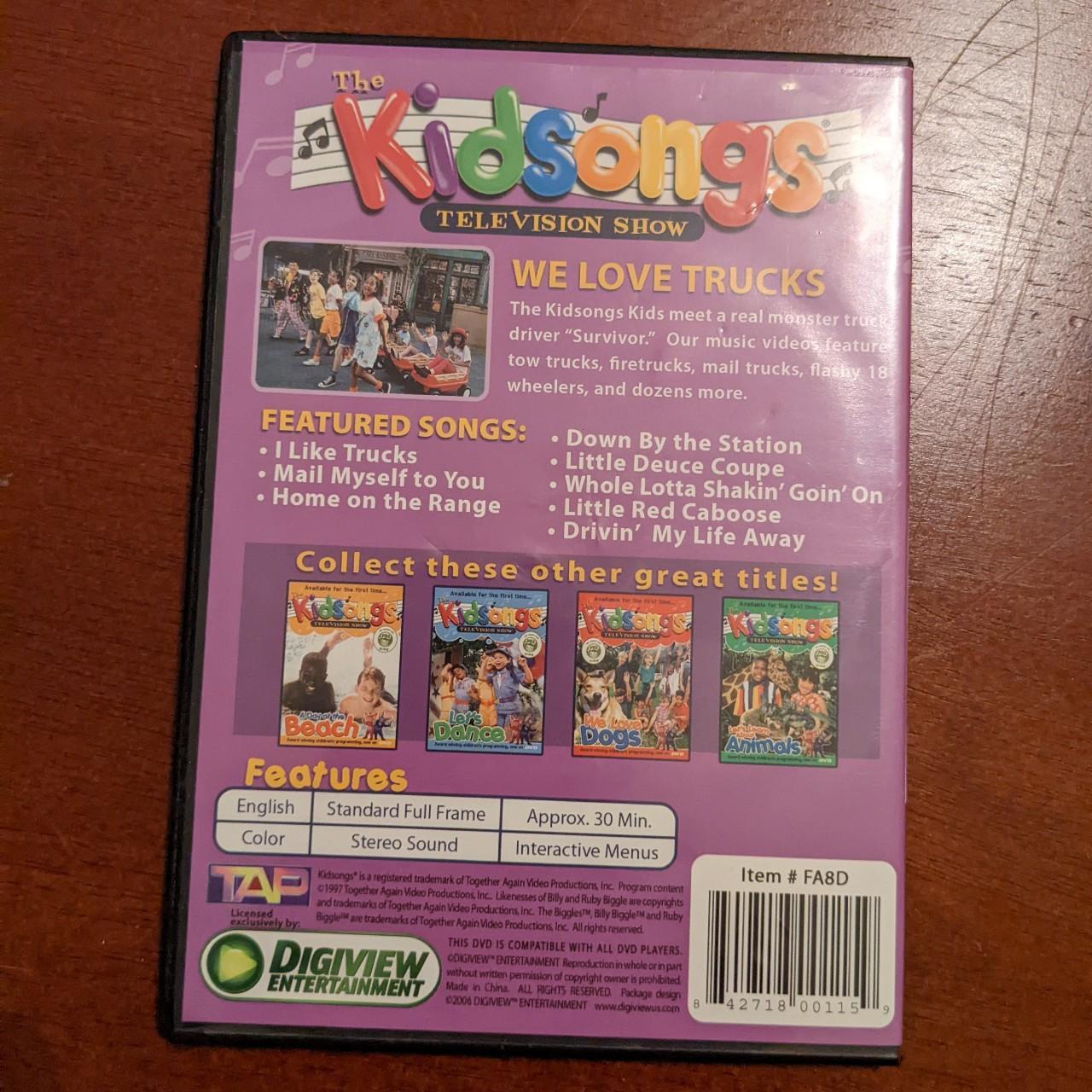 Kidsongs - We Love Trucks (DVD, 2006) Pre-owned DVD... - Depop