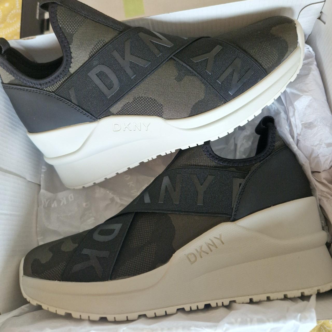 dkny brown trainers