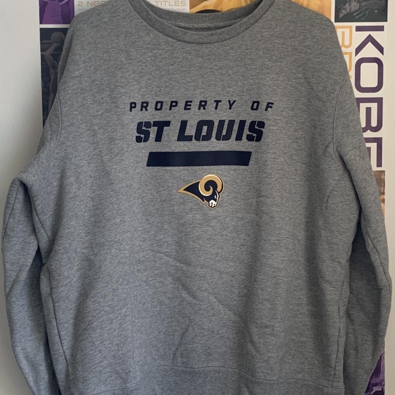 Vintage St. Louis rams sweatshirt Navy sweatshirt - Depop