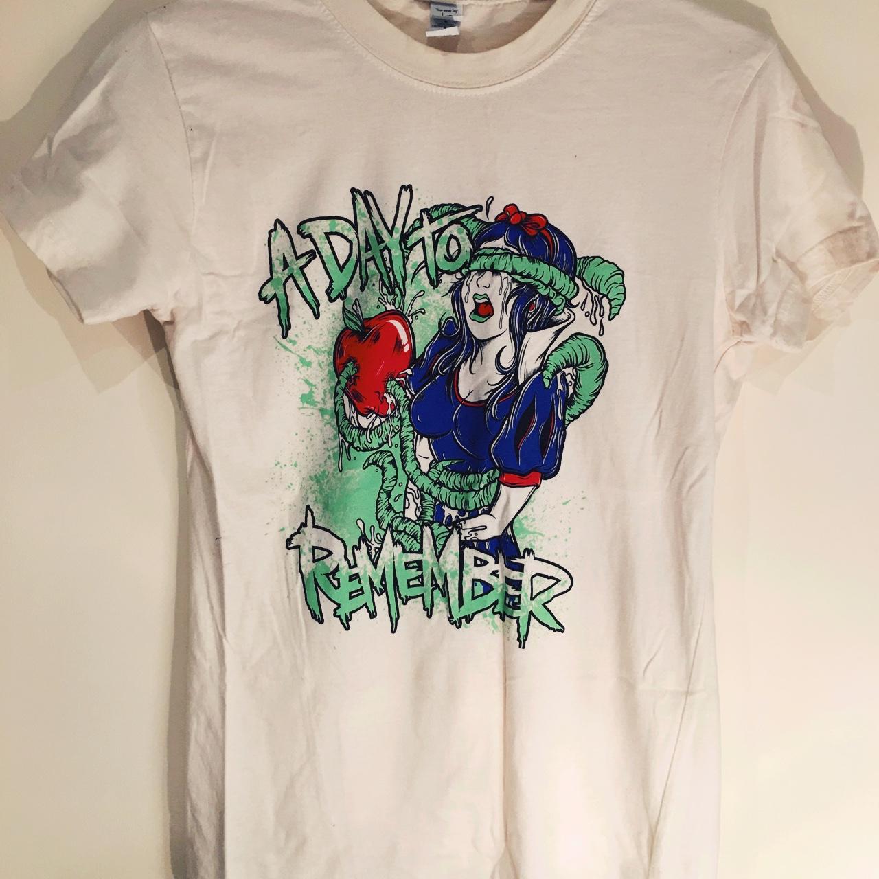A DAY TO REMEMBER band merchandise TSHIRT Snow White... - Depop