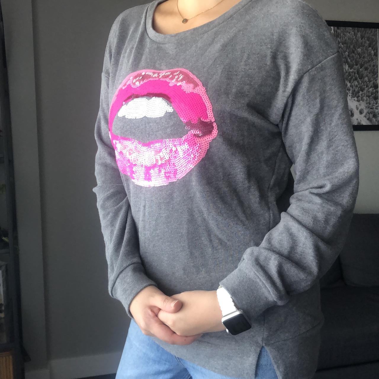 Pink clearance lips jumper