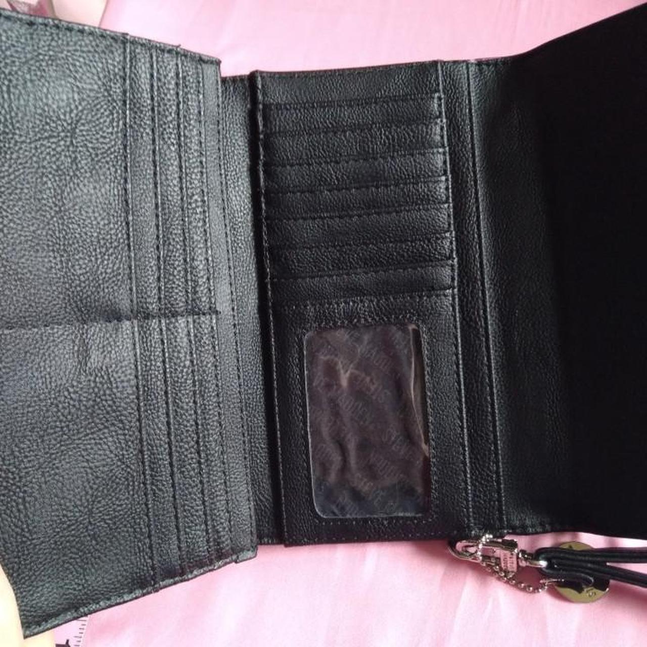 Black Floral Steve Madden Wallet! In perfect... - Depop