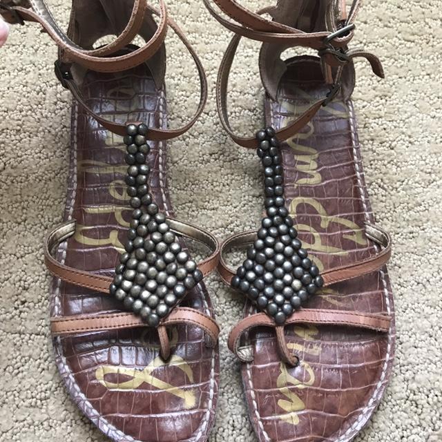 Sam Edelman Ginger Beaded Gladiator Sandals - Macy's