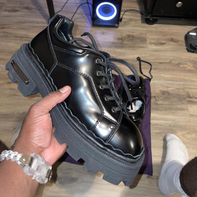 Eytys black detroit oxfords Brand new size 44 fits... - Depop