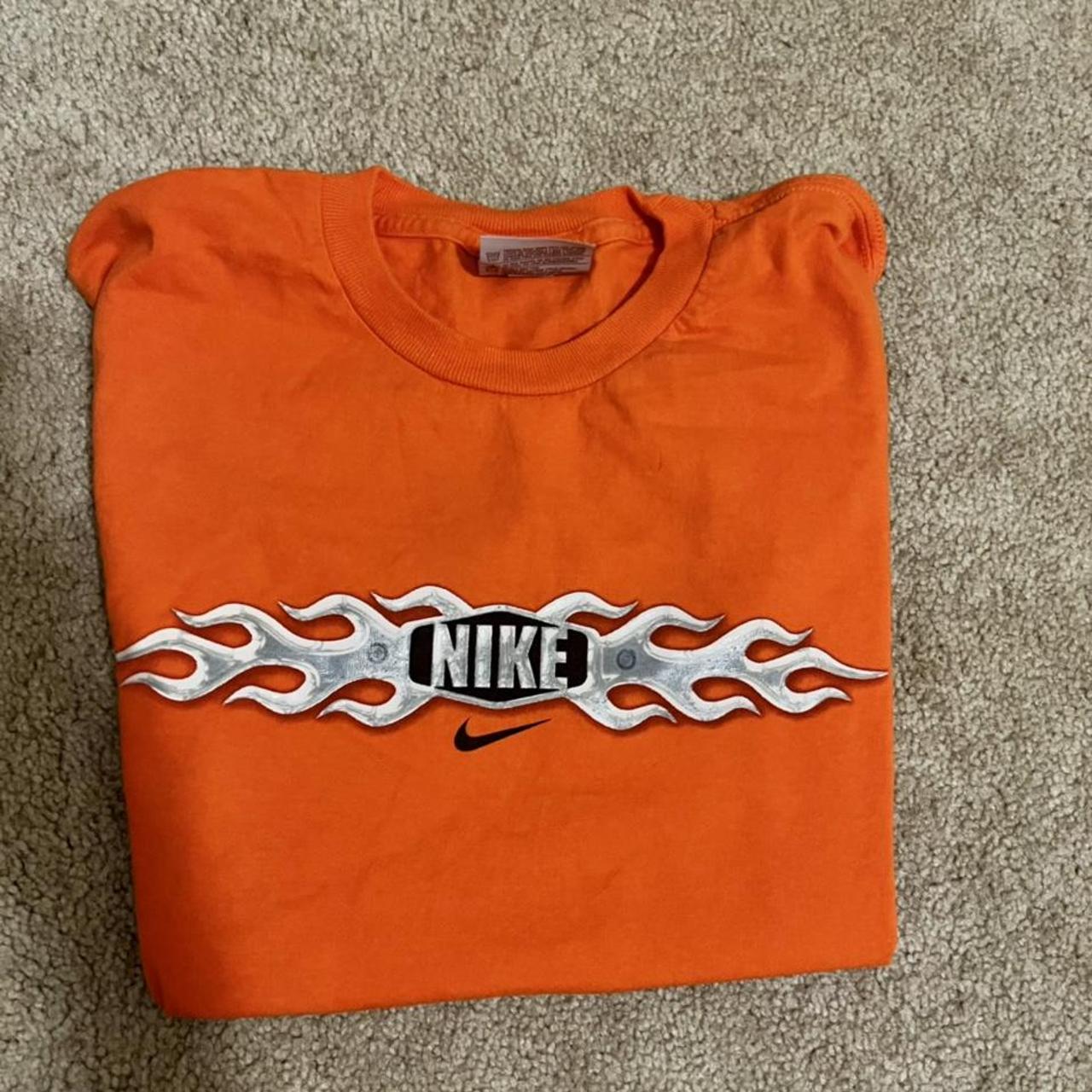 Amazing vintage Nike shirt! Such a cool logo on the... - Depop