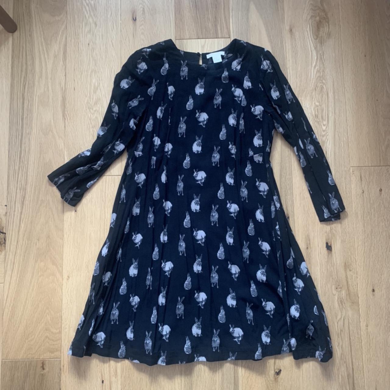 Rabbit print dress h & m best sale