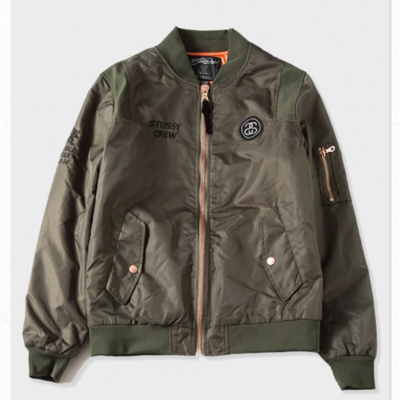 If anyone has the STUSSY ma-1 bomber in xs or s I am... - Depop