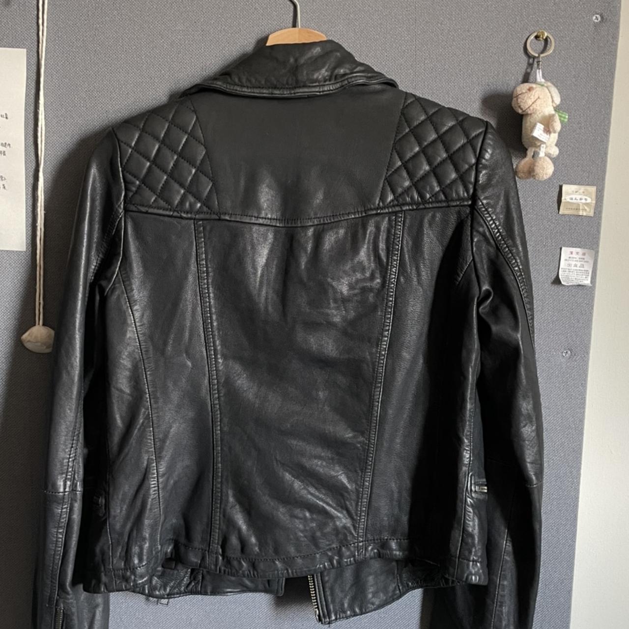 AllSaints leather jacket Only worn twice, very good... - Depop