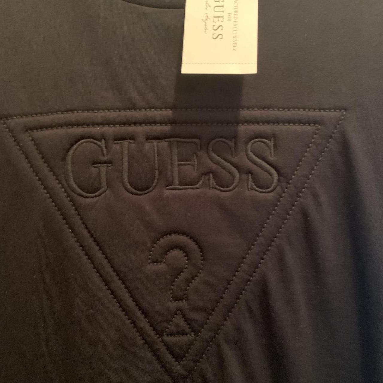 NWT black Guess shirt, Men’s L, original price $29... - Depop
