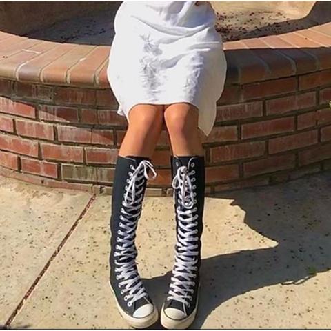 knee high chucks