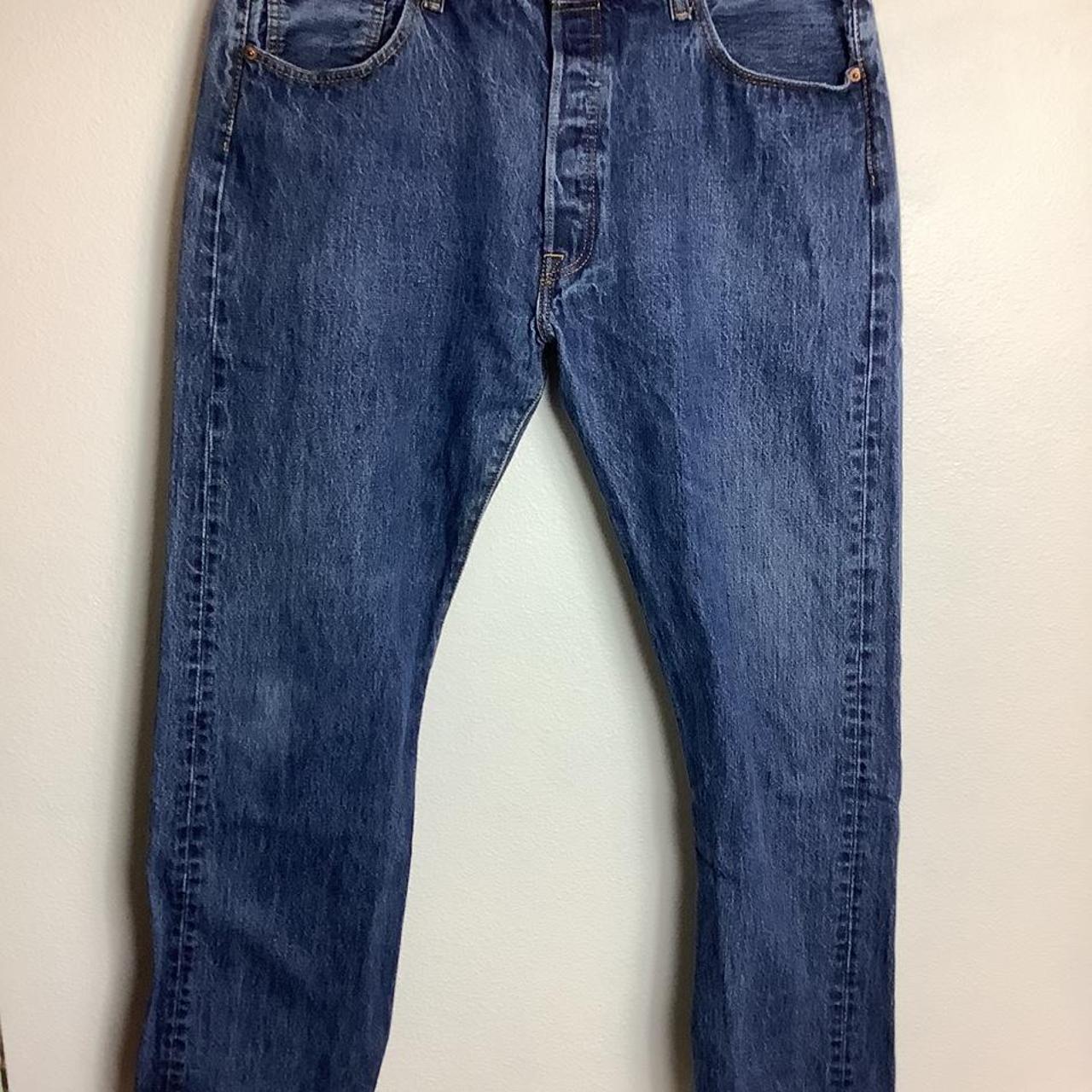 LEVI STRAUS 501 BUTTON FLY MENS 38 / 32 jeans - Depop