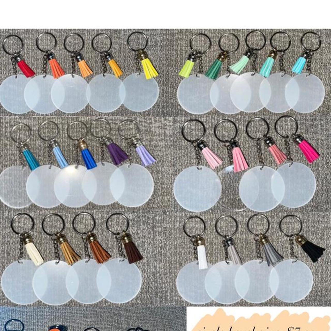 Custom Blank Acrylic Keychains Bulk