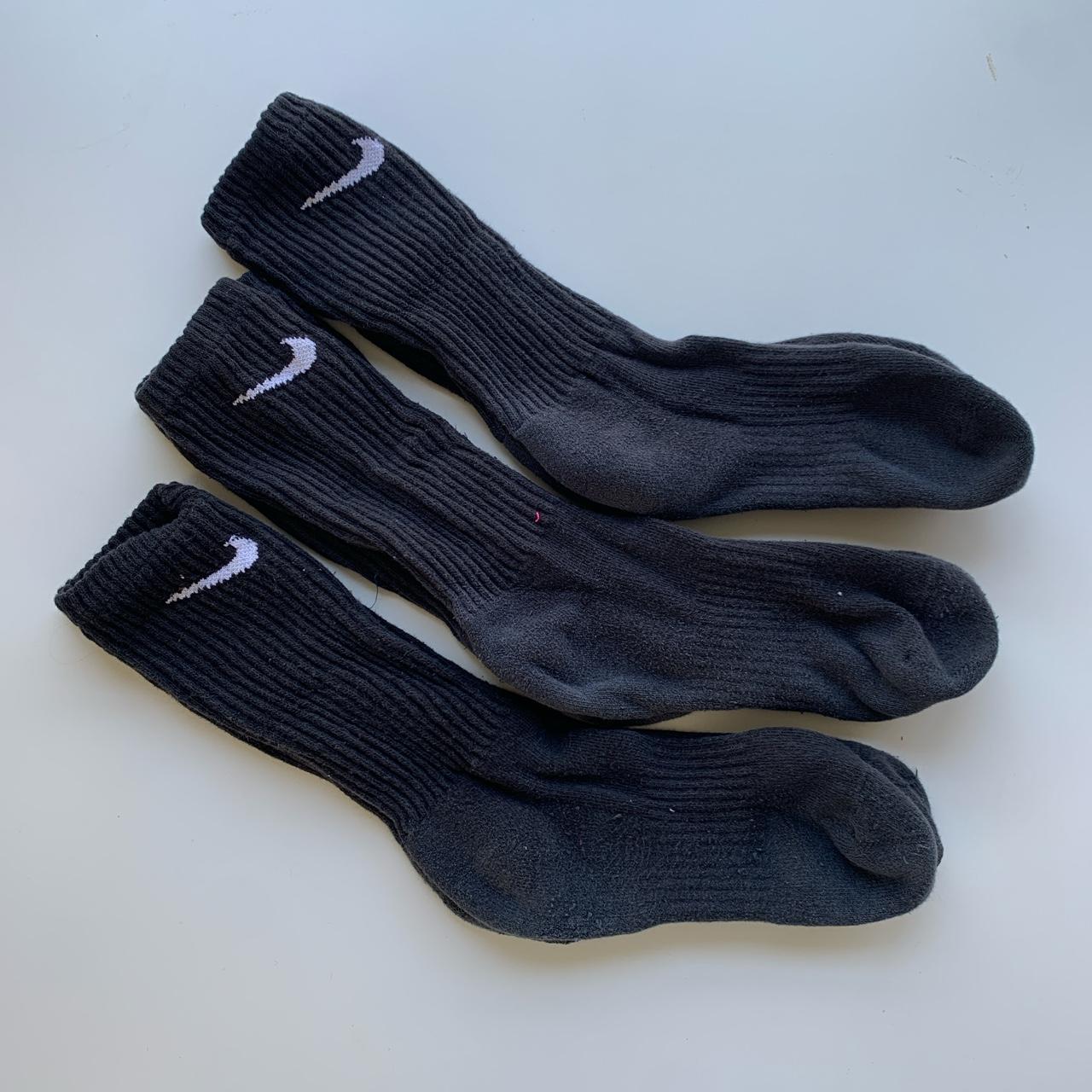 womens tall black nike socks
