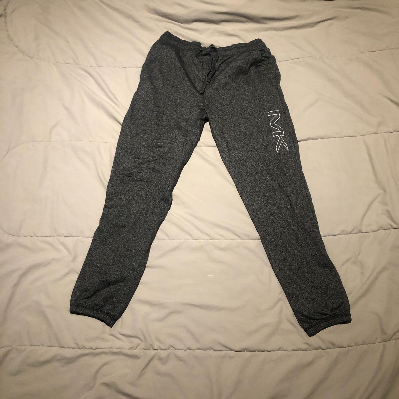 Michael Kors Men's Black and Grey Joggers-tracksuits | Depop