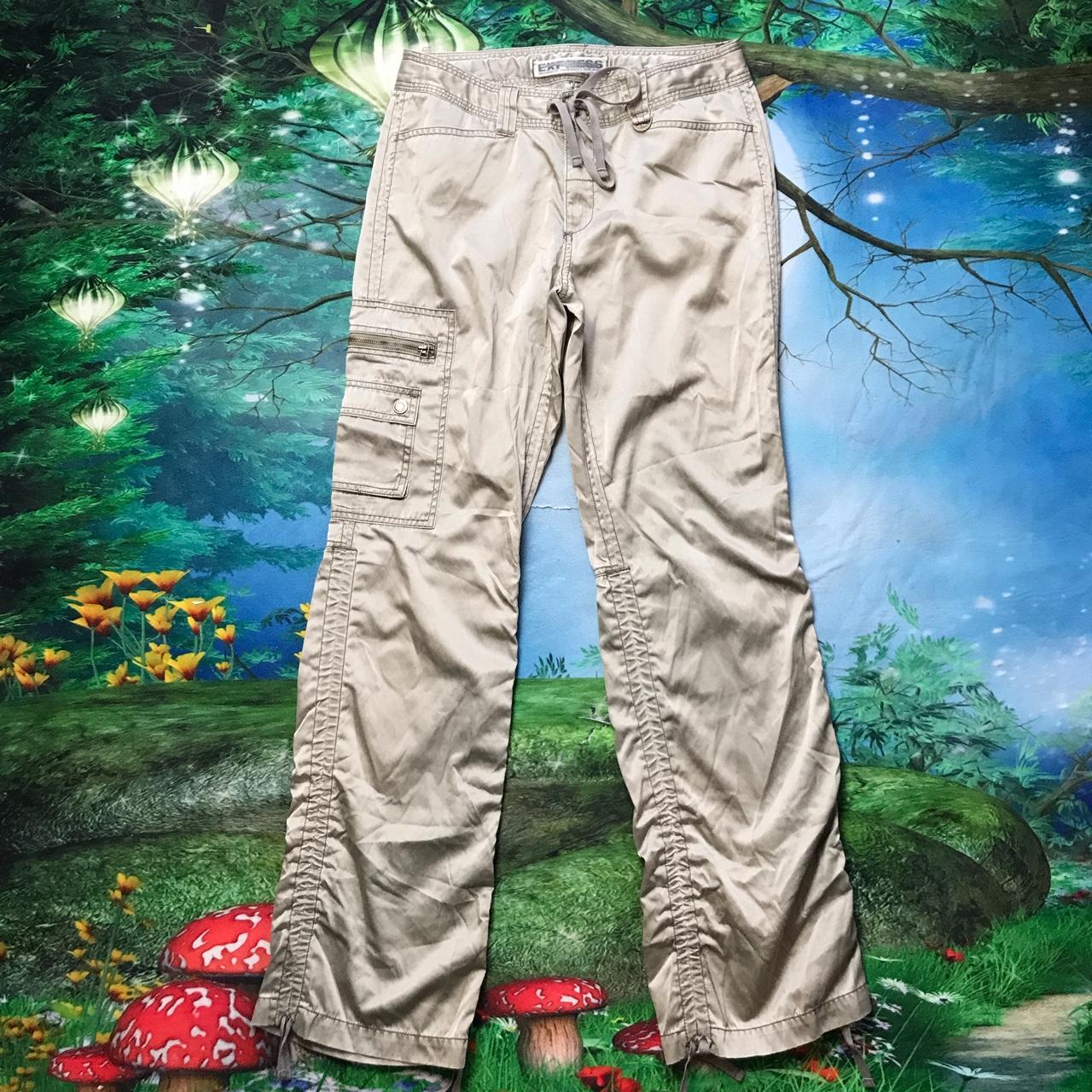 shiny cargo pants