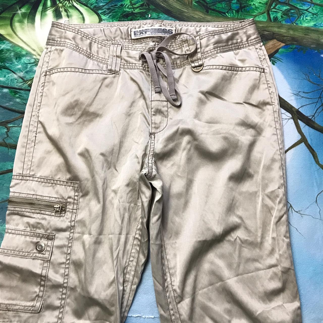shiny cargo pants