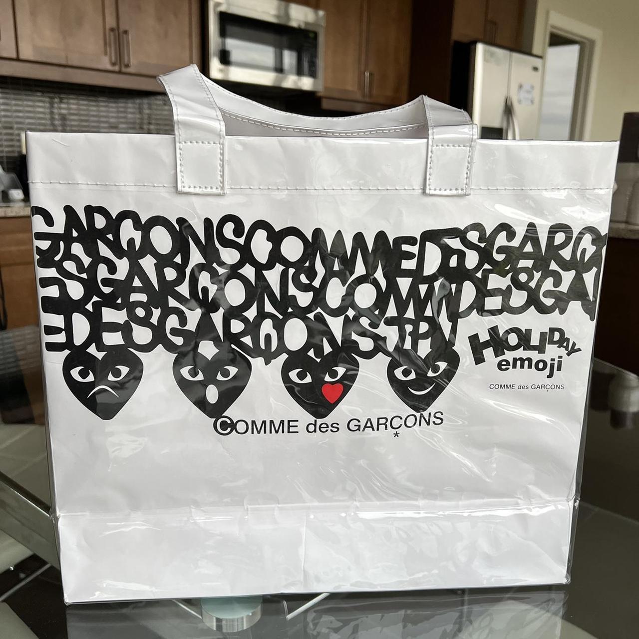 Comme des garcons clearance holiday emoji tote bag