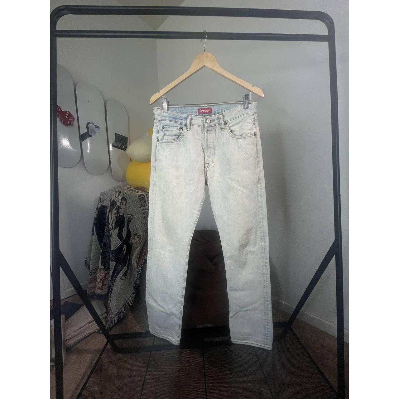 Mens Jeans Supreme X Levis Jeans Supreme × Levi's 501 Denim Jeans