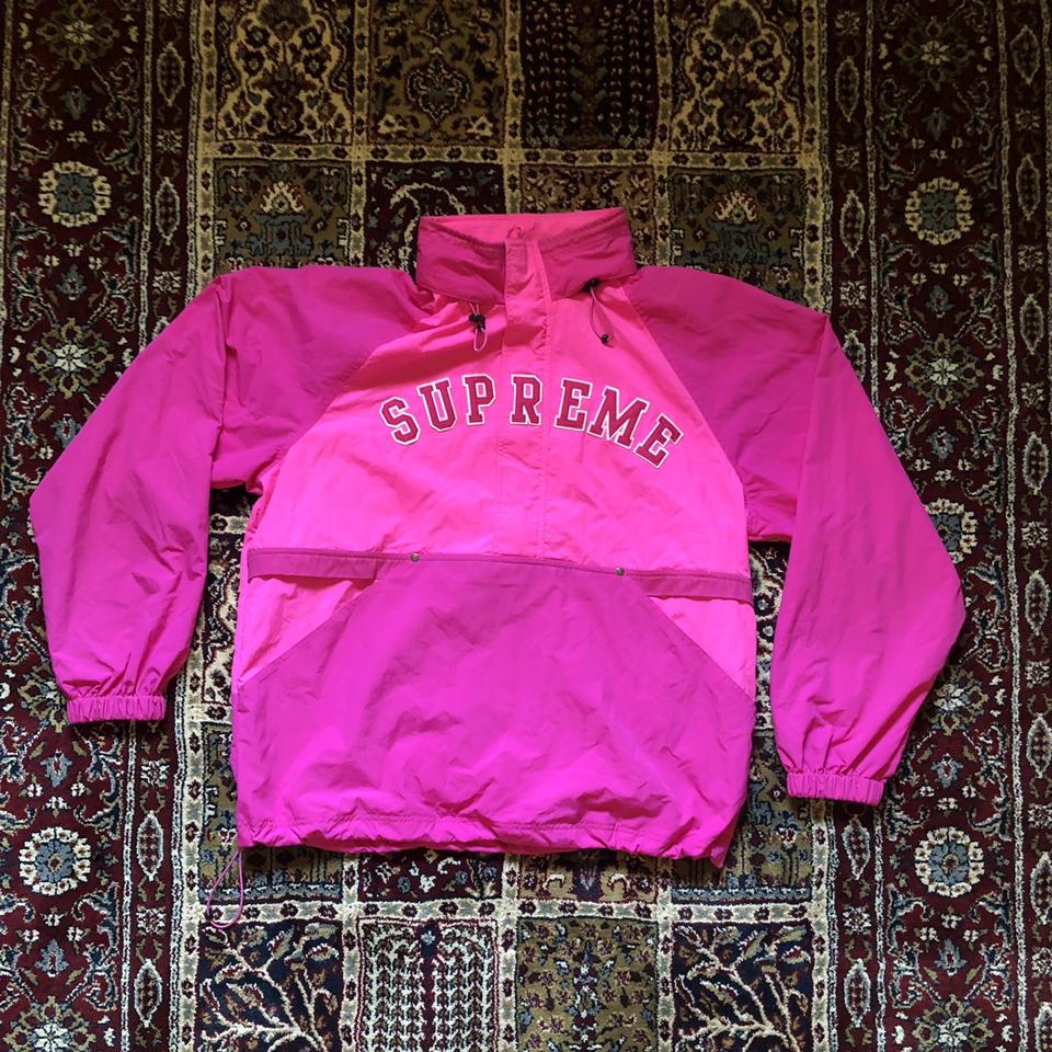 Supreme Court Half Zip Pullover Magenta Excellent... - Depop