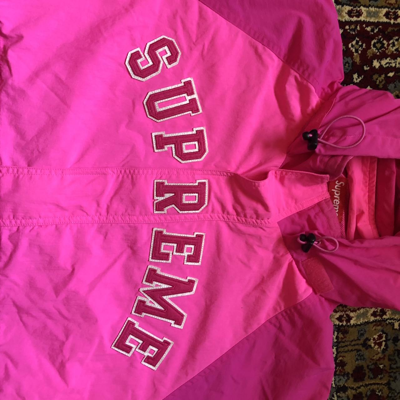 Supreme Court Half Zip Pullover Magenta Excellent... - Depop