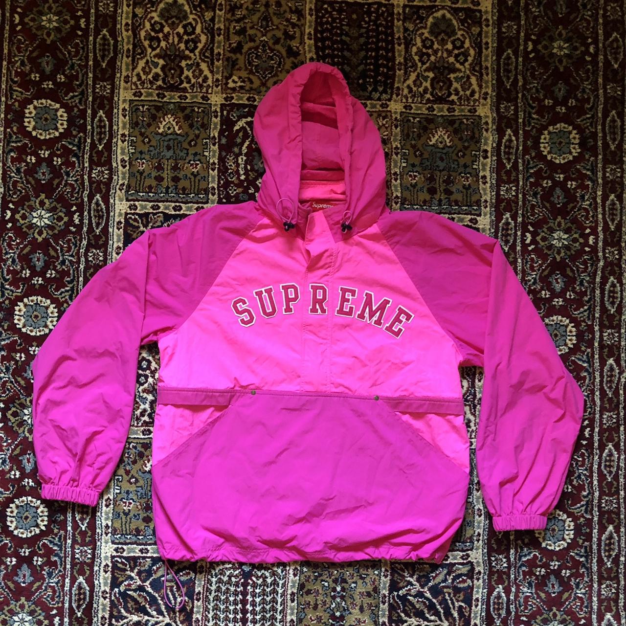 Supreme Court Half Zip Pullover Magenta, Excellent...