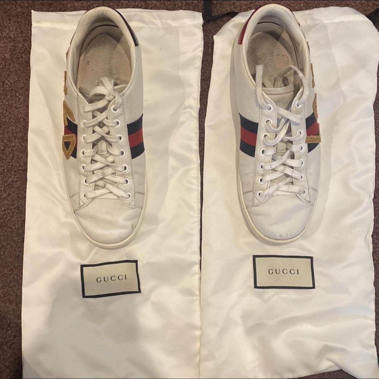 Where is the serial number on gucci sneakers? - Quora