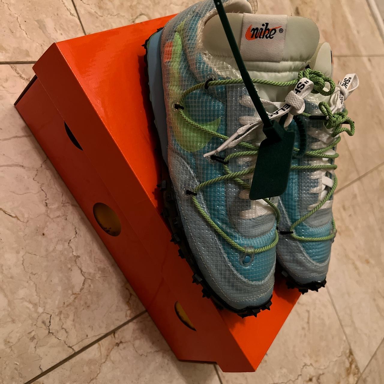 Off white waffle racer. Box included womens 10 mens 8.5 - Depop