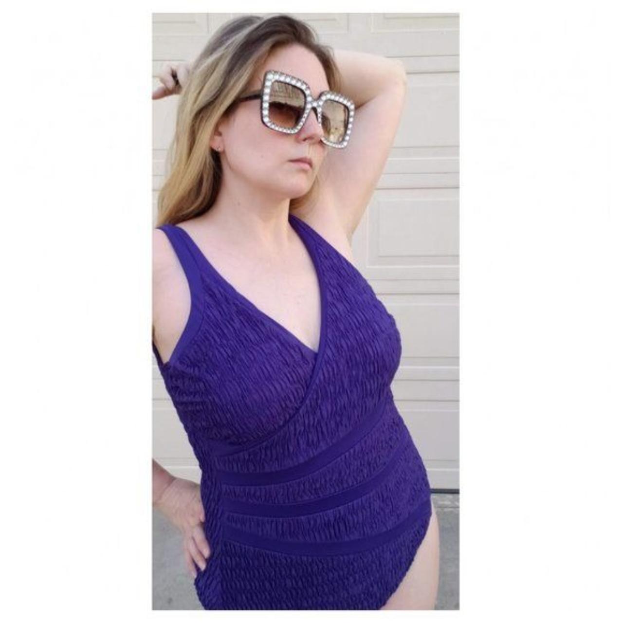 Miraclesuit Women's Purple Bodysuit
